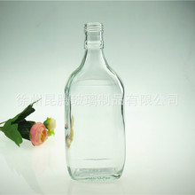 油壶酒瓶350ml高白料酒瓶厂家玻璃瓶白酒玻璃瓶调味定做瓶,黄酒图片