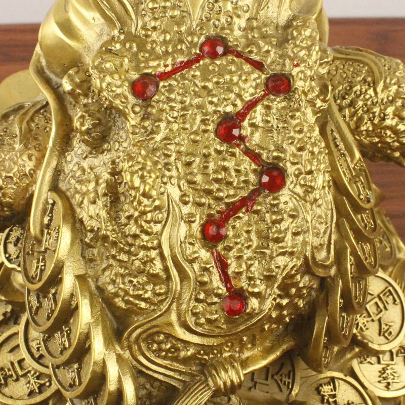 纯铜金蟾摆件元宝蟾三足蛤蟆金属工艺品家居工艺品铜器批发装饰品