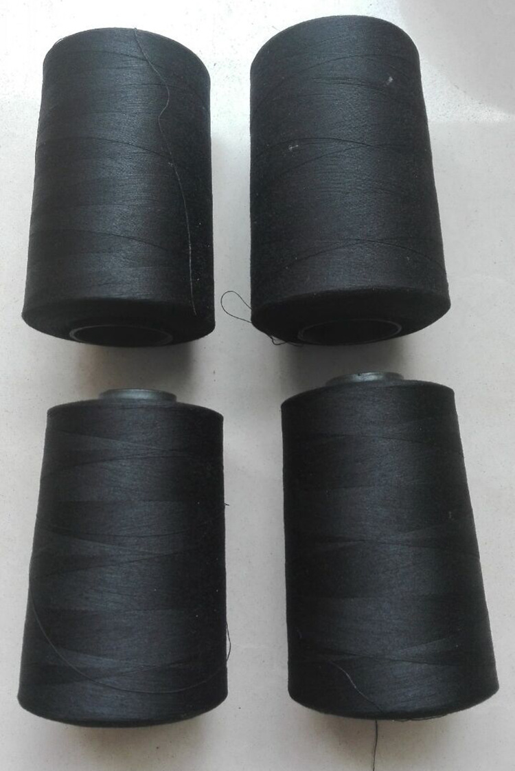 黑色缝纫线打板订色 供应优质宝塔涤纶服装线 402线现货.