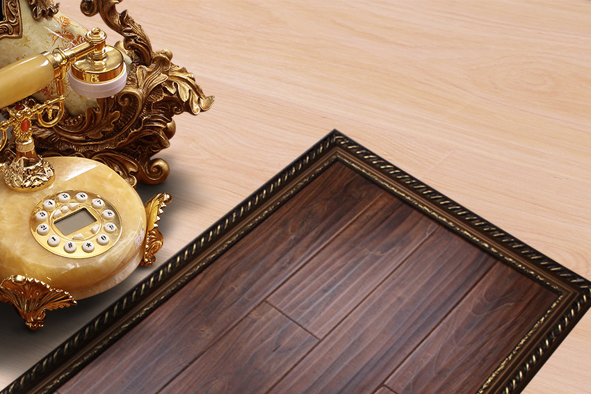 12mm仿古手抓纹系列强化实木木地板 赛豪欧式古典木质地板批发