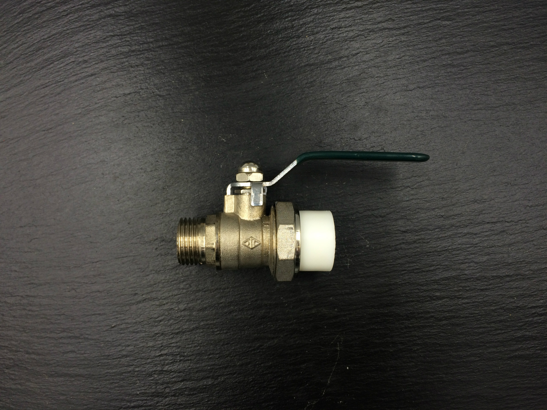 【顺水】pp-r中型球阀(外丝单头式) ppr外牙活接铜球阀