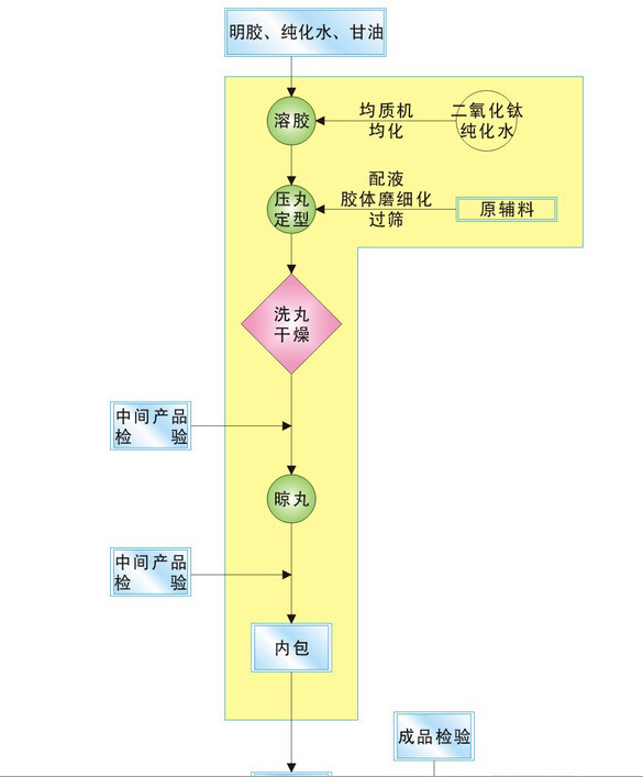 软胶囊工艺流程图
