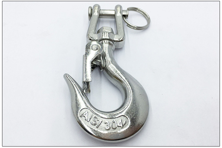 304不锈钢叉式旋转货钩起重吊钩抓钩旋转