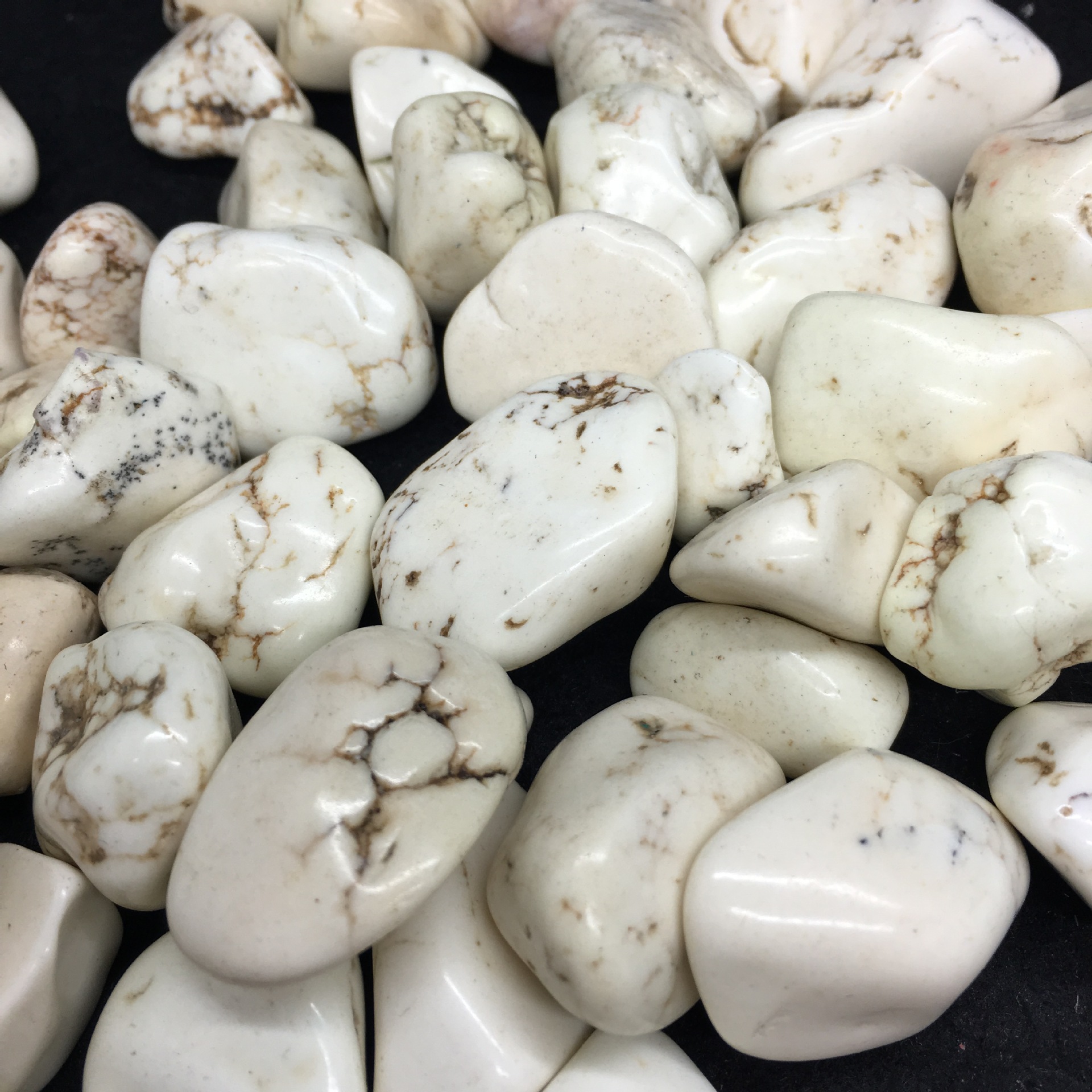 东海碎石批发 天然白松石碎石鱼缸花盆 装潢佛教