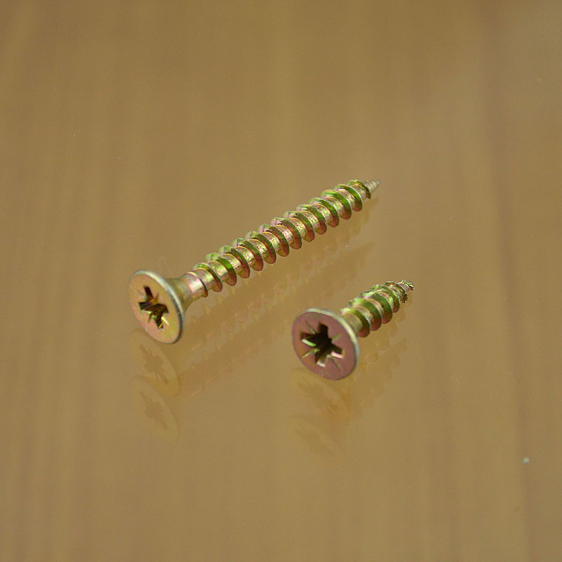 5m3纤维板钉米字十字沉平头自攻螺丝钉家具快牙墙板钉木螺丝
