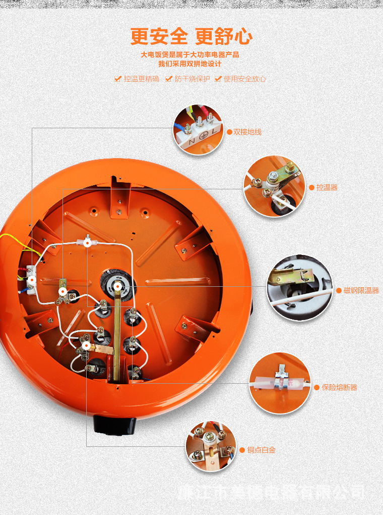 正品三角特大容量电饭锅8l10l13l饭店大电饭锅食堂商用23l42l批发