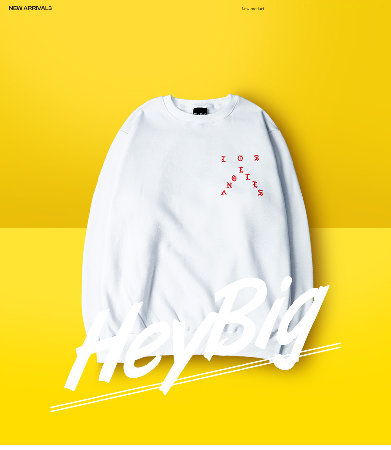 新款i feel like pablo kanye 男女情侣网红同款圆领卫衣