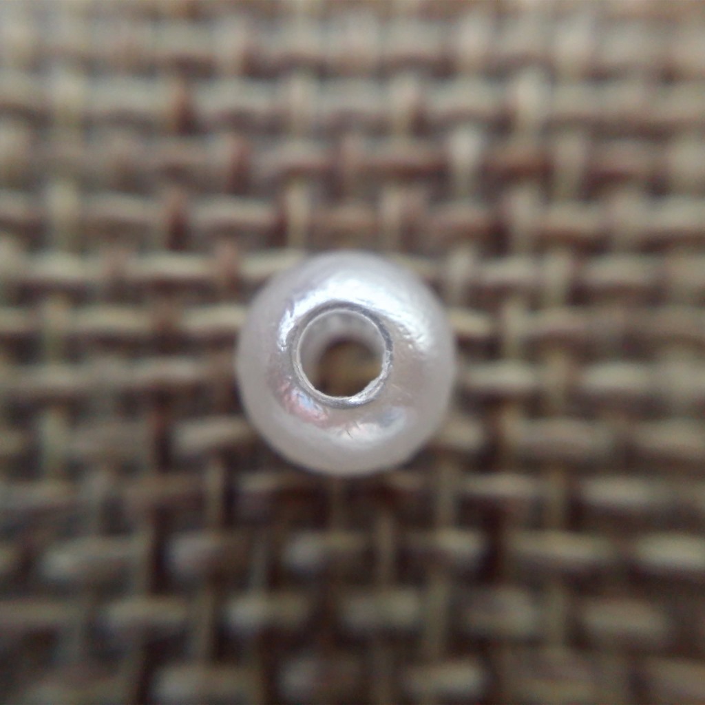 仿珍珠直孔圆形散珠新款白色abs珍珠 diy饰品配件