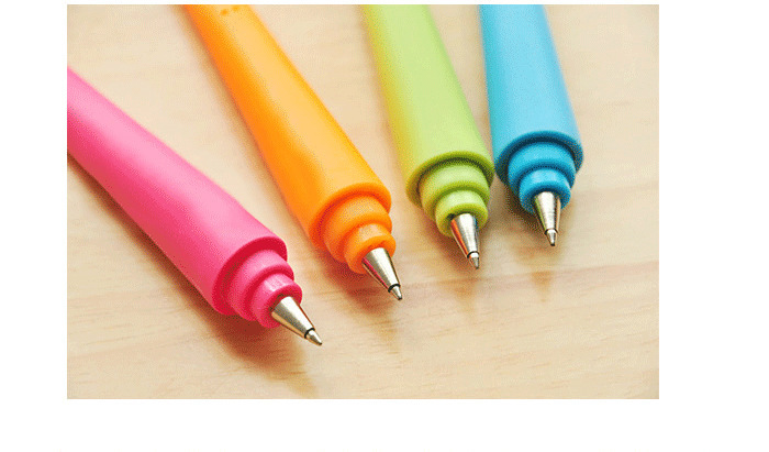 b176创意 表情 手指笔 可弯曲圆珠笔 手势笔 可加logo