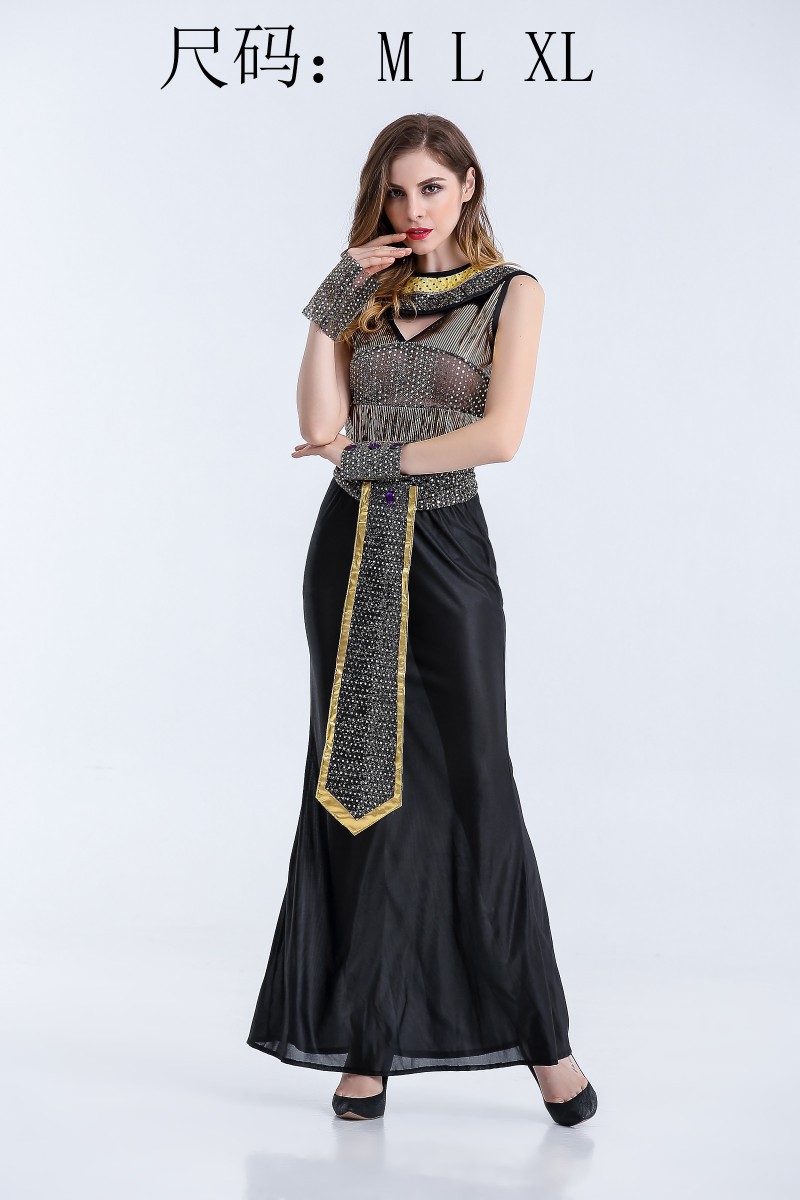 2016年新品 埃及女神服 阿拉伯女郎公主服万圣节 修身女王晚礼服