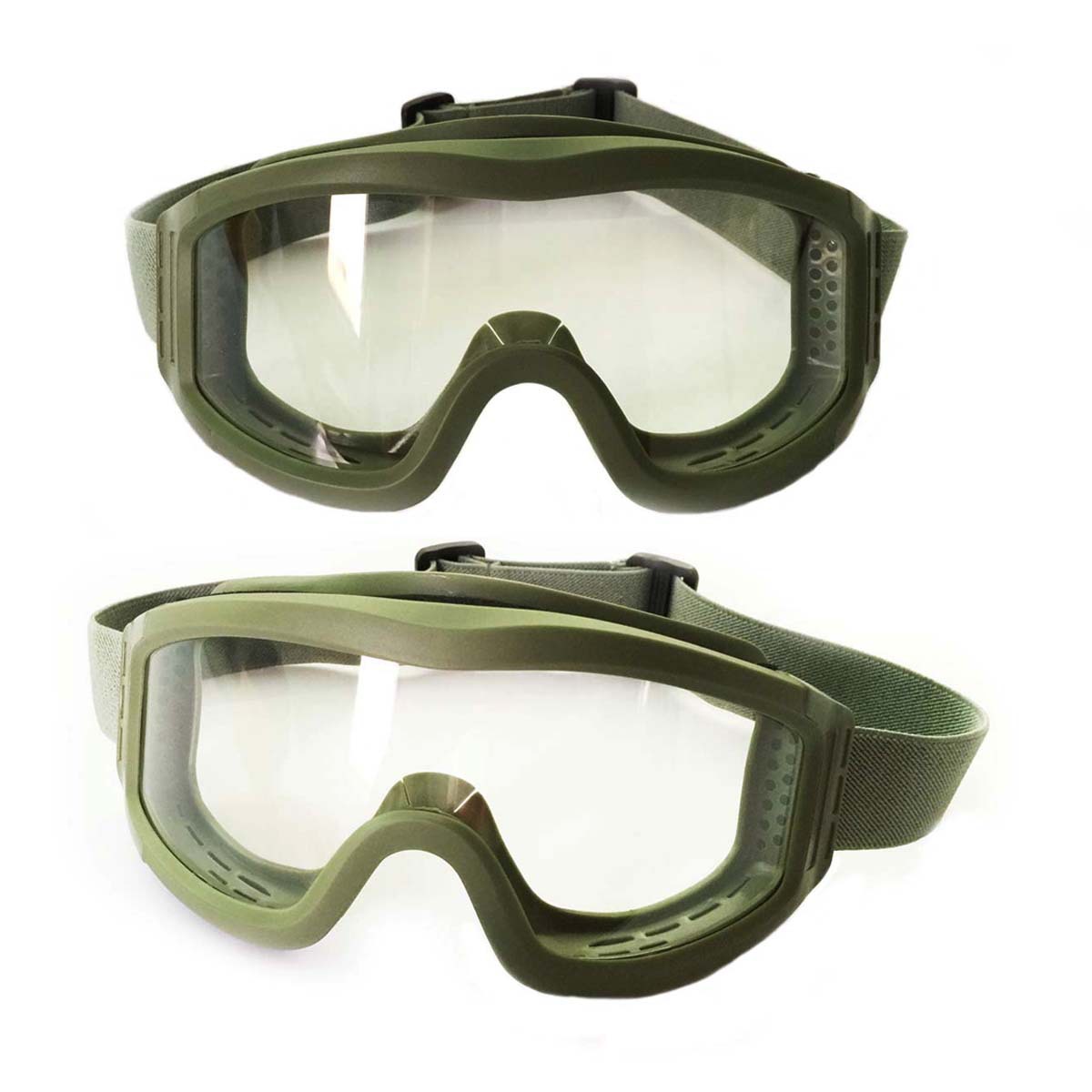 野战防沙防风防弹军用装备阿尔法cs射击眼镜厂家直销 3片护目镜