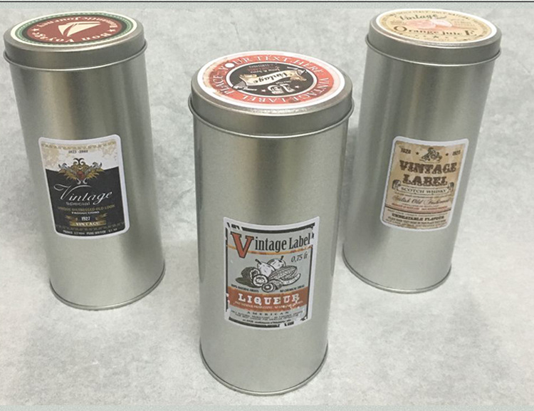 茶叶罐 马口铁圆形茶叶罐 logo设计茶罐子 包装金属容器厂家批发