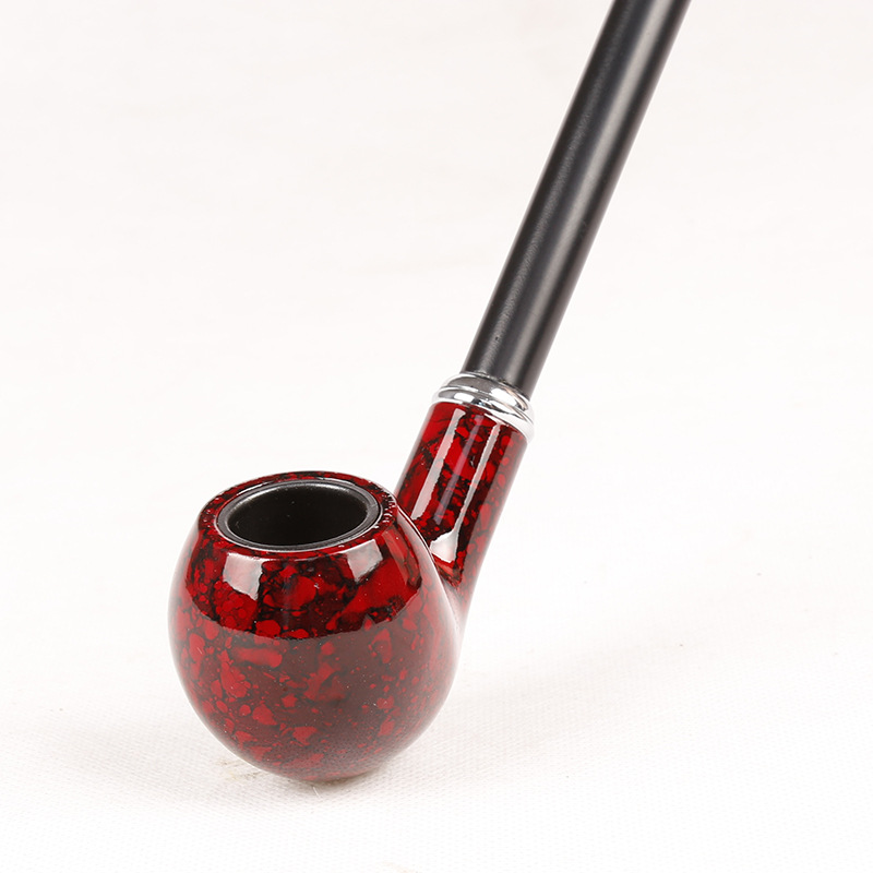 sharpstone 金属新款烟斗 亚克力41厘米长杆烟斗 红色烟灰色cg702
