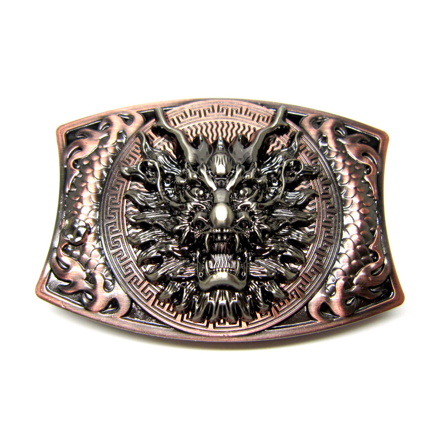 龙头皮带扣_霸气带自动小刀皮带扣 时尚个性动物腰带扣 男人选择 野性