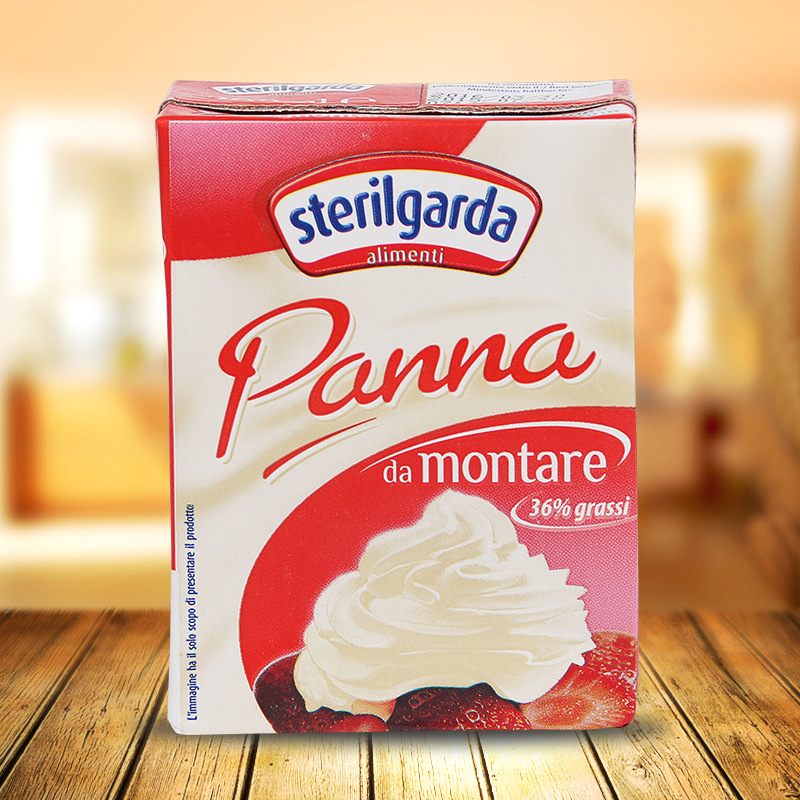 琪雷萨淡奶油 24*200ml 意大利原装进口乳制品 好打发 烘焙原料