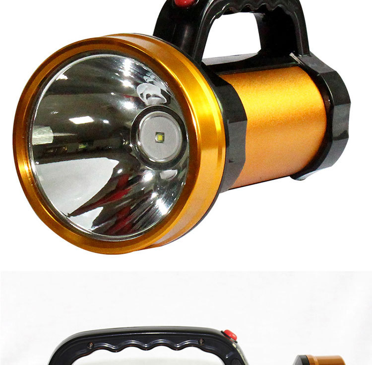 泰中双锂电30w大功率led强光手提探照灯 户外 户外应急灯管