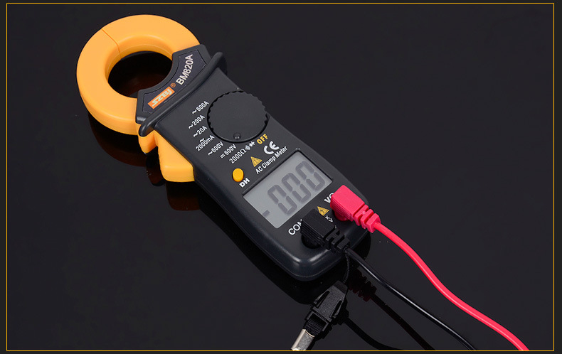 厂家直销滨江数字数显测量表钳型电流表便携