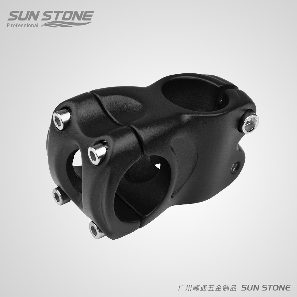 自行车山地车龙头把立 死飞车公路车车把配件铝合31.8短立管