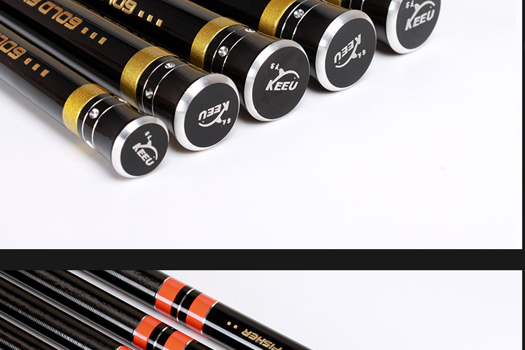 正品金牌客友6号4.5米鱼竿超轻超硬6h28调台钓竿鲤鱼竿.