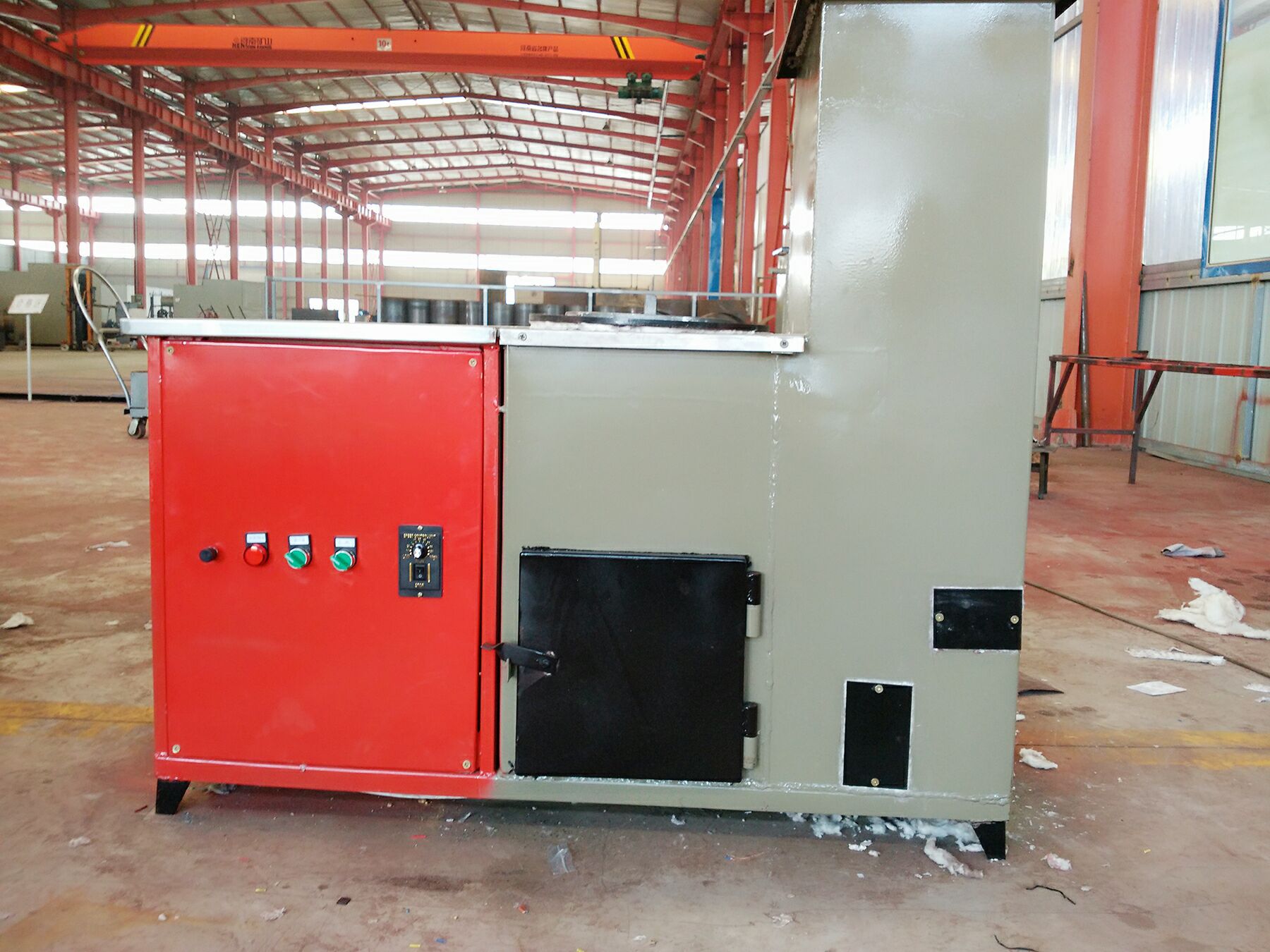 100平米生物质取暖炉 家庭使用连接暖