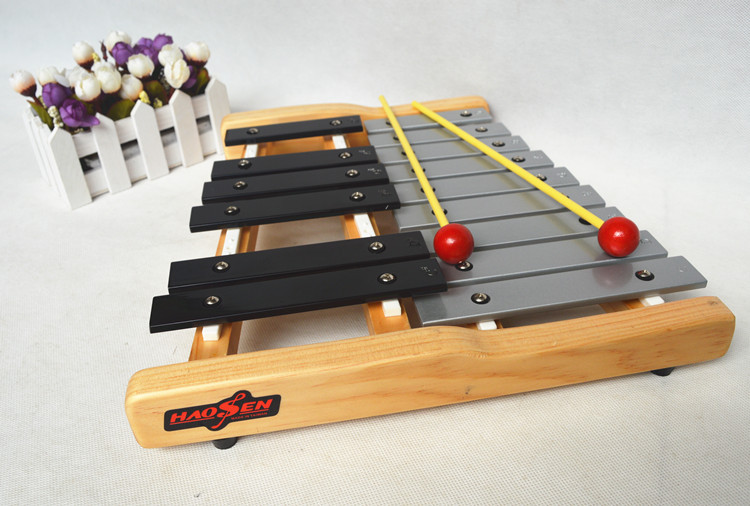 15音铝板琴 钢片琴,敲琴 打琴 奥尔夫打击乐器