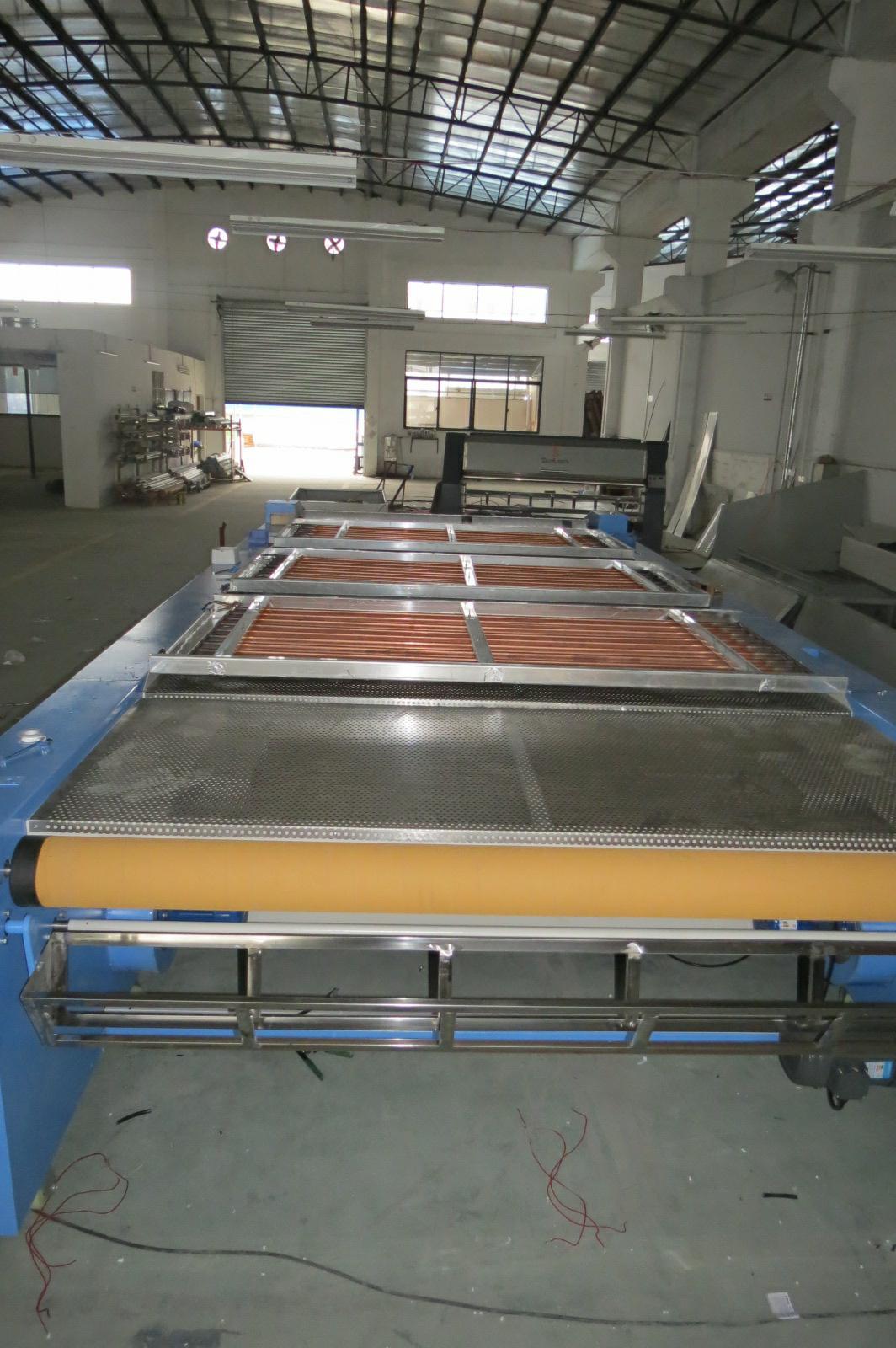 838布料预缩定型机越祥厂蒸汽缩水机申龙牌缩水加工厂专用设备