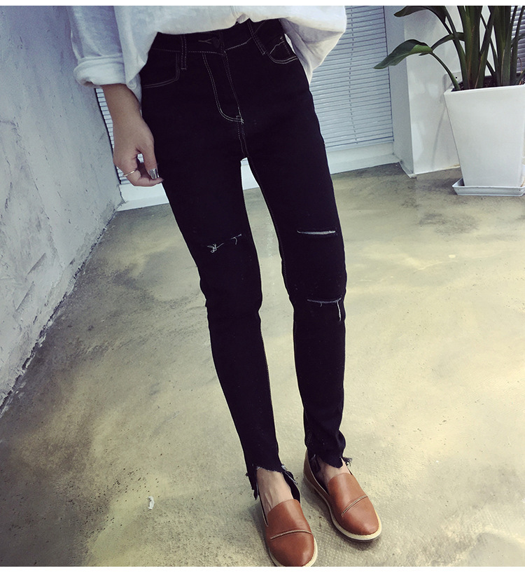 深圳市龙岗区萌萌优尚服饰商行 供应信息 女式牛仔裤 实拍秋季新款