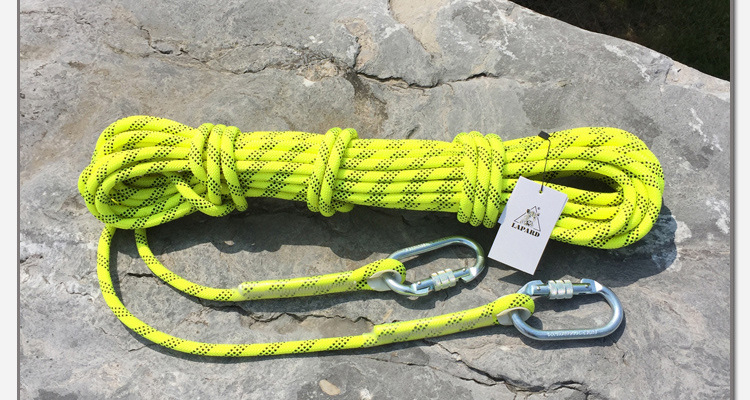 lapard户外登山攀岩绳安全救生绳速降静力绳索逃生绳子攀登救援绳