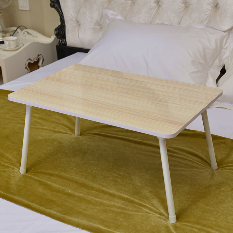 笔记本电脑桌床上书桌白单管折叠桌简约小桌子批发专注一件代发