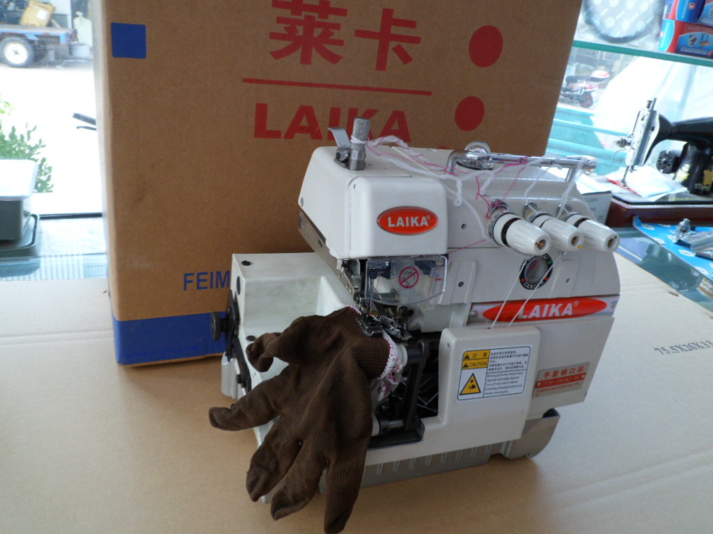 莱卡牌737款手套包边机莱卡牌手套专用锁边机手套包封机