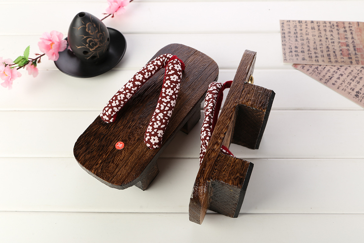 厂家直销 日本绅士木屐木拖鞋人字拖鞋 cosplay男女款二齿木屐
