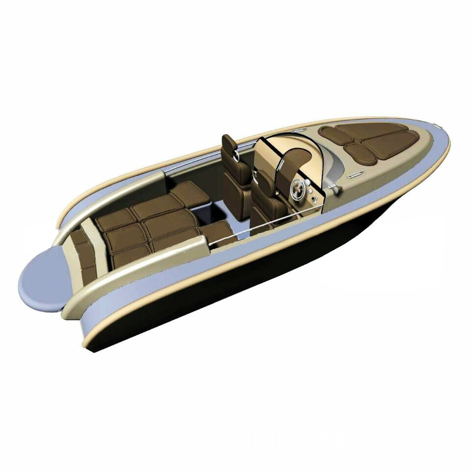 水上救生艇 4座6座快艇 冲锋舟游艇公园游船厂家直销品质保证