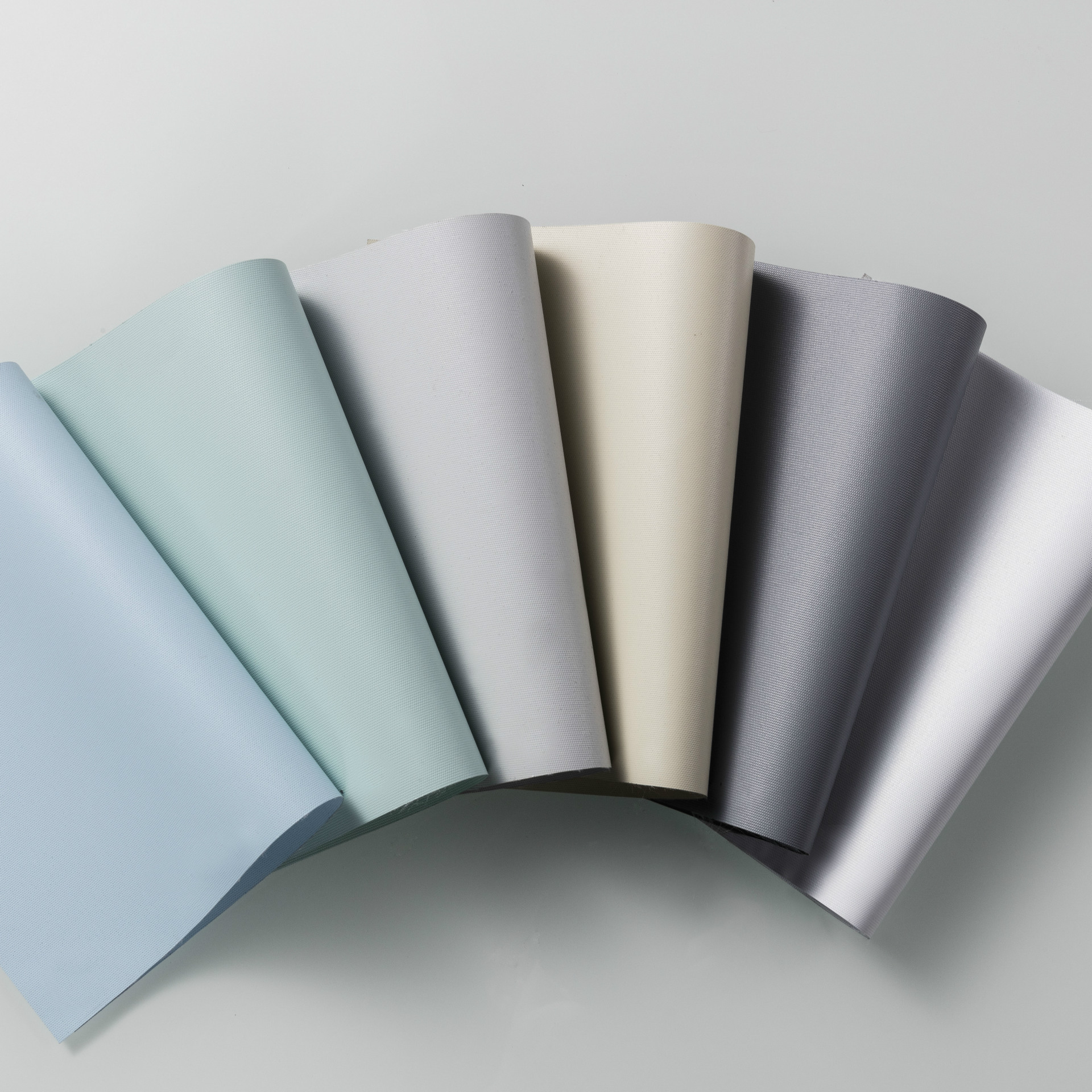 纯色全遮光防静电卷帘布料批发 办公室客厅防水窗帘双面色定制