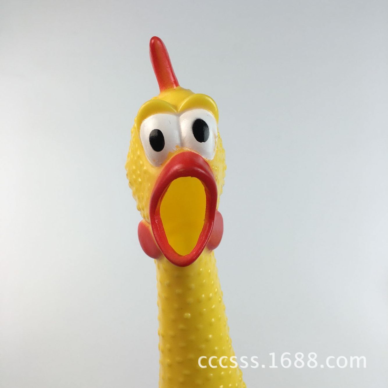 42cm Large Scary Chicken Funny Novelty Toy Dog Toy Chicken Whole Person Trick Creative Decompression Pet