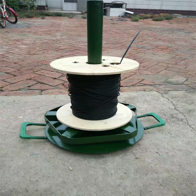厂家直销小号卧式放线盘 直径40cm放线盘 轻便易携带放线架