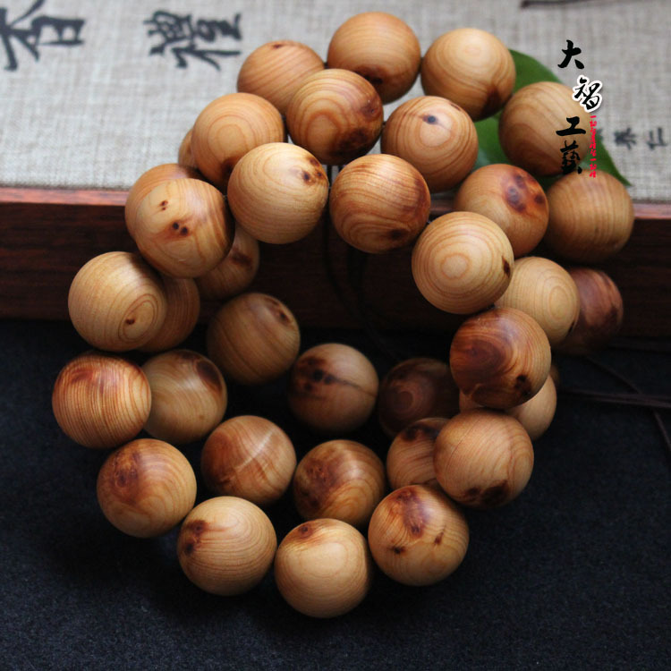 Buddha Beads Wholesale Taihang Mountain Arborvitae Bracelets 8mm Fresh Medicine Flavor Oily Foot Silk Pattern Yabei Bracelet