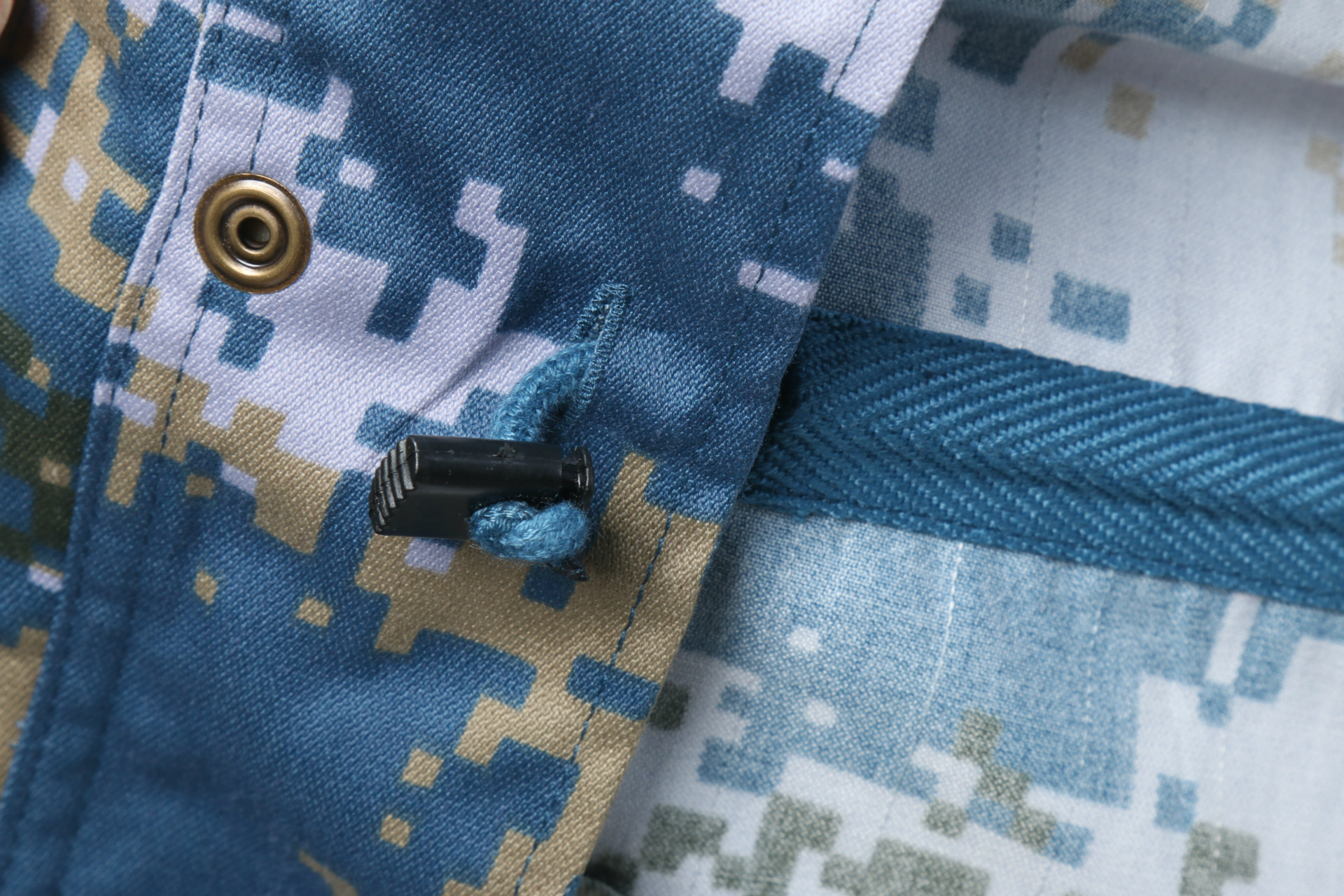 新款海洋数码迷彩服 透气耐磨春秋数码海jun迷彩套装 厂家直销