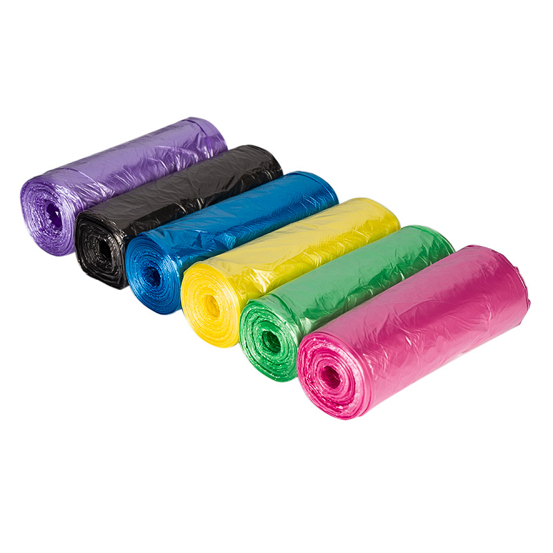 新料彩色家居百货一次性酒店宾馆家用垃圾袋塑料袋 批发150只装