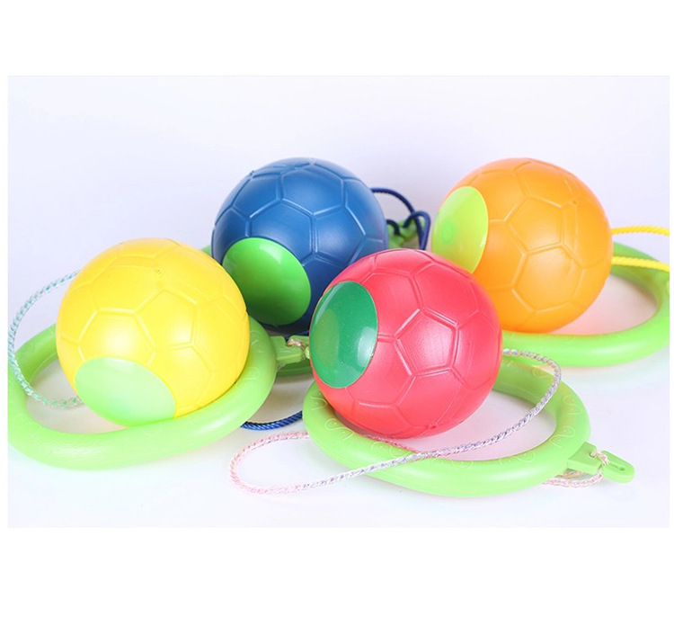 幼儿园儿童玩具加厚健身脚跳球 创意蹦蹦单腿甩脚球 益智玩具