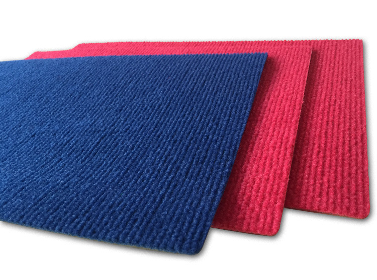 【型号:t03】深蓝色条纹地毯 铺地材料 复合衫底 2m宽.