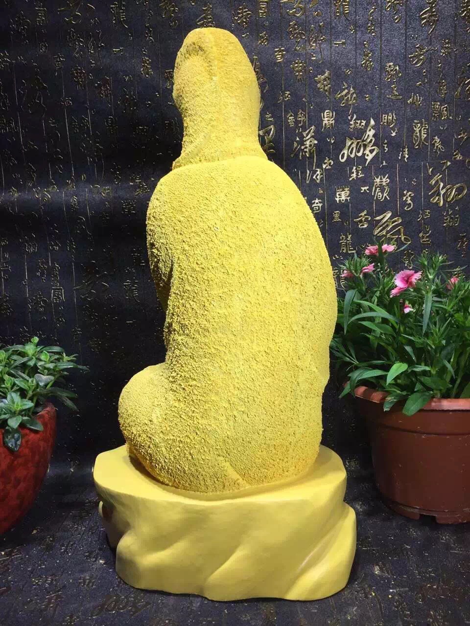 香榧木家居摆件观音木质工艺品手工雕刻精品木质品厂家