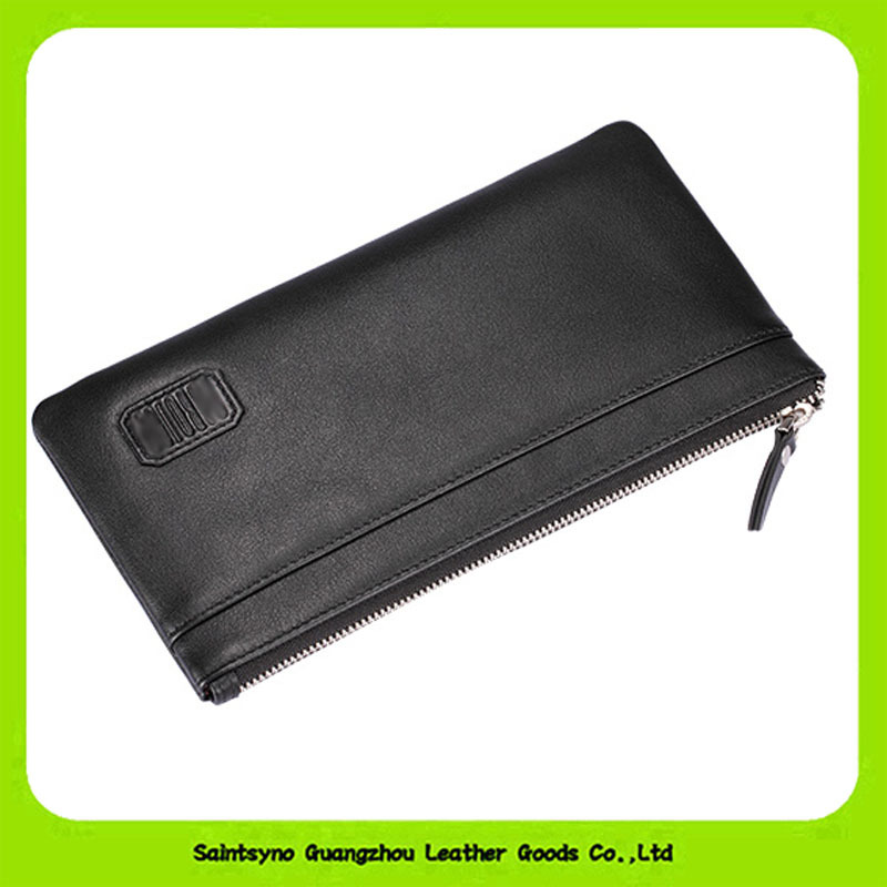 男士长款钱包韩版青年皮夹多卡位商务钱夹时尚简约超薄钱夹 广州