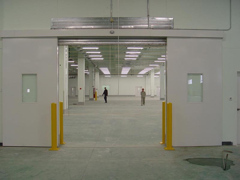 工业电动平移门 厂房玻璃自动平移门 车间自动平移感应门