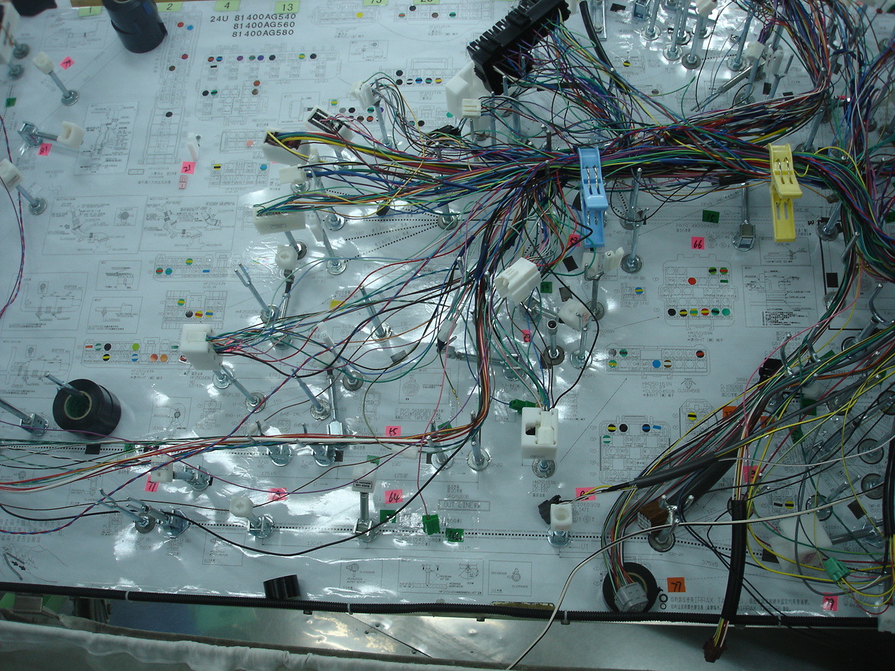 固定杆,定位杆,连接杆,汽车线束叉子底座