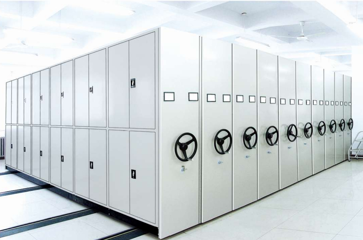 中山厂家直销手动移动档案密集架 移动智能密集架 高档钢制密集架