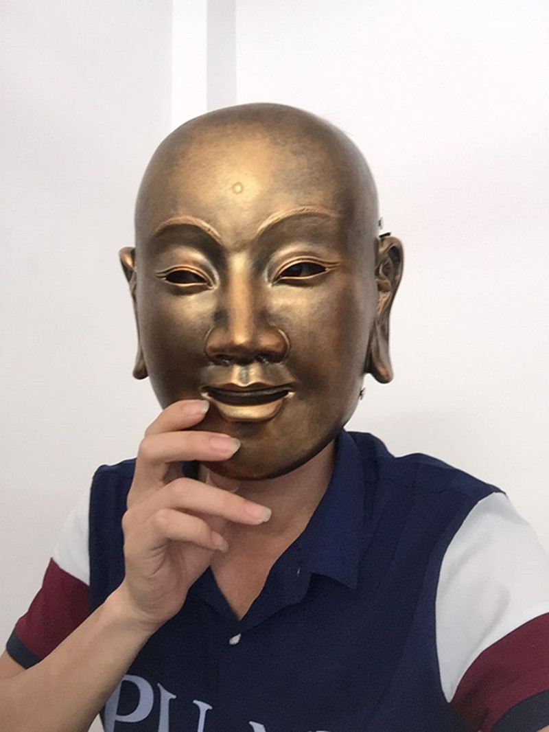 影视作品火锅英雄唐僧面具树脂面具批发