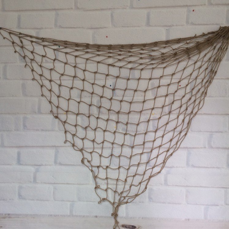 批发地中海粗细麻绳渔网 酒吧墙饰挂饰室内 装饰壁饰壁挂