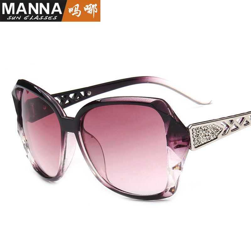 European and American Fashion Trendy Sunglasses Vintage with Large Rims Women's Sunglasses Internet-Famous Sunglasses Wholesale