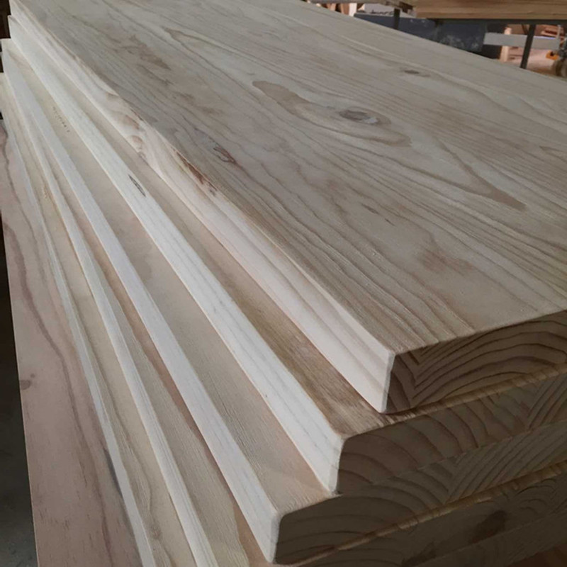 厂家直销 定做松木板原木板厚木板吧台板台面板实木桌面板大隔板