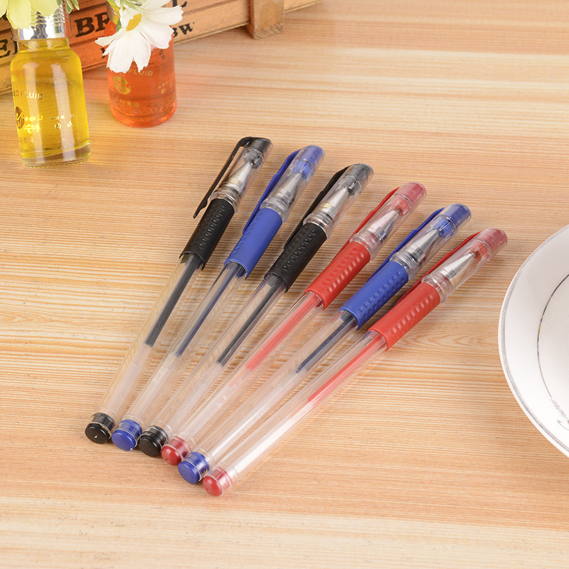 Hot Selling Black Gel Pen Student Stationery Signature Pen Office Supplies Bullet Water-Based Paint Pen Wholesale